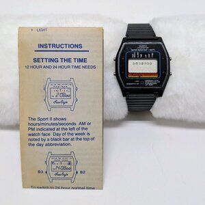 Vintage Shark All Sport II Freestyle Watch Digital Quartz & Manual Alarm